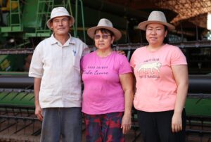 Jorge Koyama e a sua família